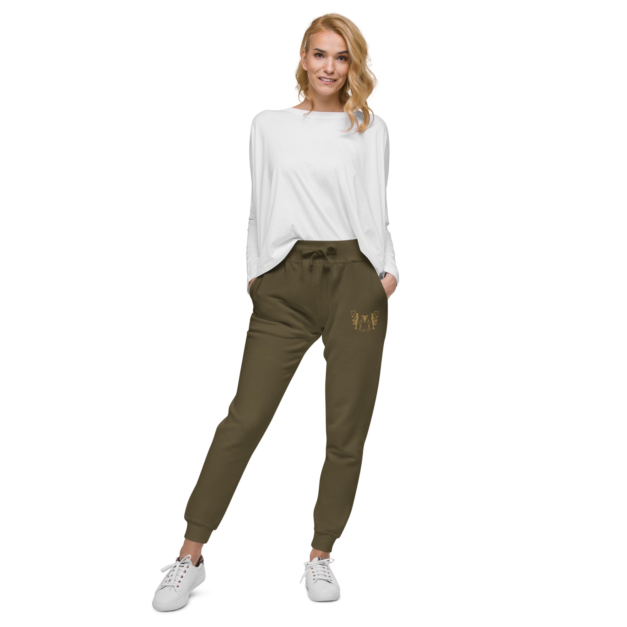 Pantalon de survêtement en molleton unisexe logo OR